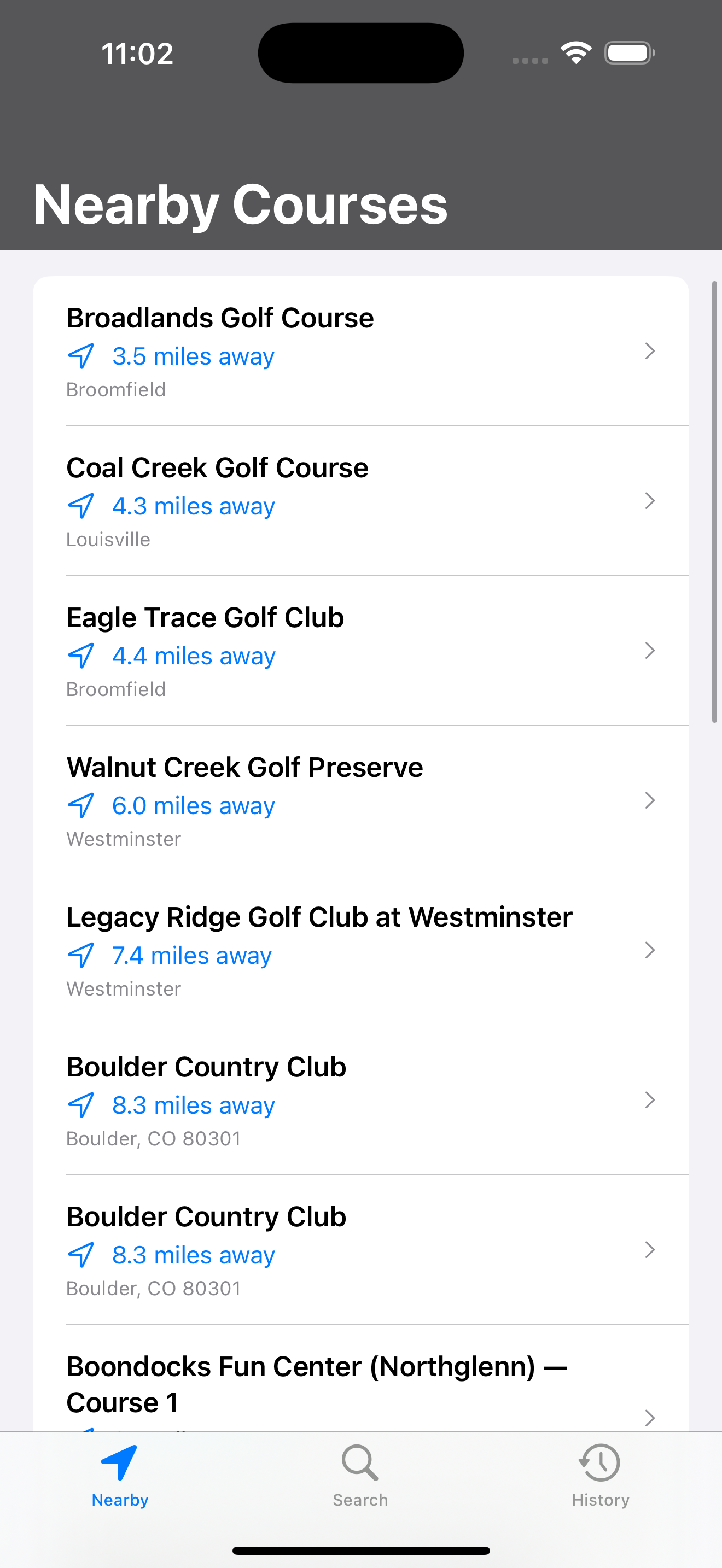 Discover Fun Courses